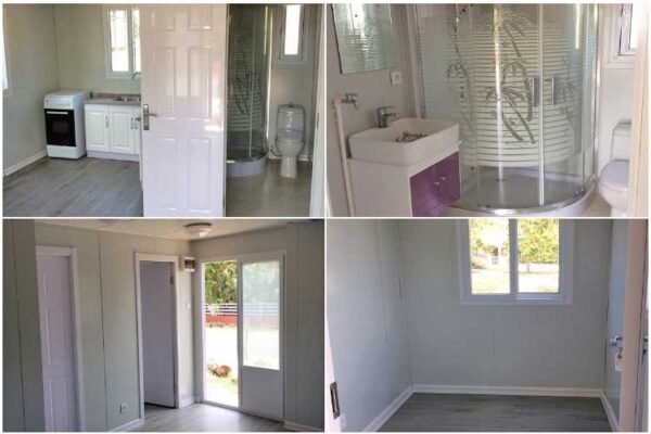 Mobiler Wohncontainer / Luxus-Tiny-Haus mit zwei Schlafzimmern – Bild 3