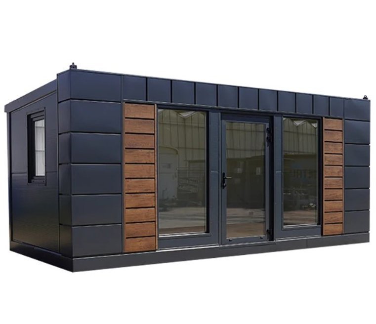 Containerhaus Büro 6×3 Meter Modell Stockholm mit Sanitäranlagen und Küche – Bild 2