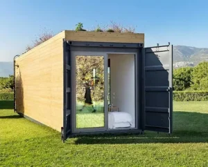 40 Fuß großes, umgebautes, bewohnbares Containerstudio