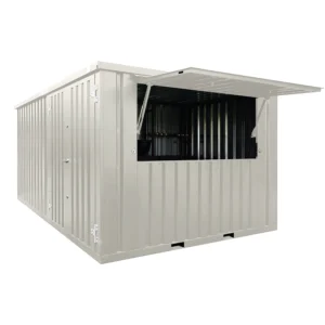 XL zerlegbarer Barcontainer 4×3 Meter Weiß RAL 9016-Neu