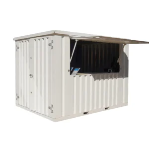 XL zerlegbarer Barcontainer 3×2 Meter Weiß RAL 9016-Neu