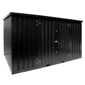Lagercontainer 4 x 2 Meter – mit Doppeltür an der Längsseite-Neu