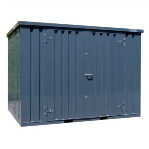Container 3 x 2 Meter Doppeltür an der Längsseite Anthrazit RAL 7016-Neu