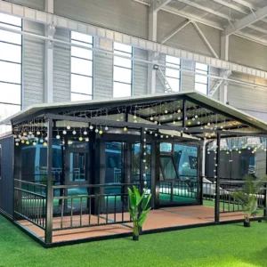 Tiny House XXL 76m² mit großer überdachter Terrasse, 5 Jahre Garantie-Neu